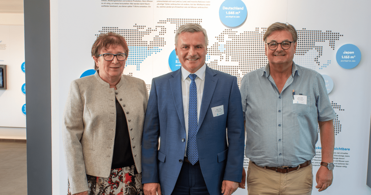Neu gewählte Vorsitzende: 1. Vorsitzender Peter Dreier, 1. Stellvertretender Vorsitzender Lauri Seidl, 2. Stellvertretende Vorsitzende Ida Hirthammer