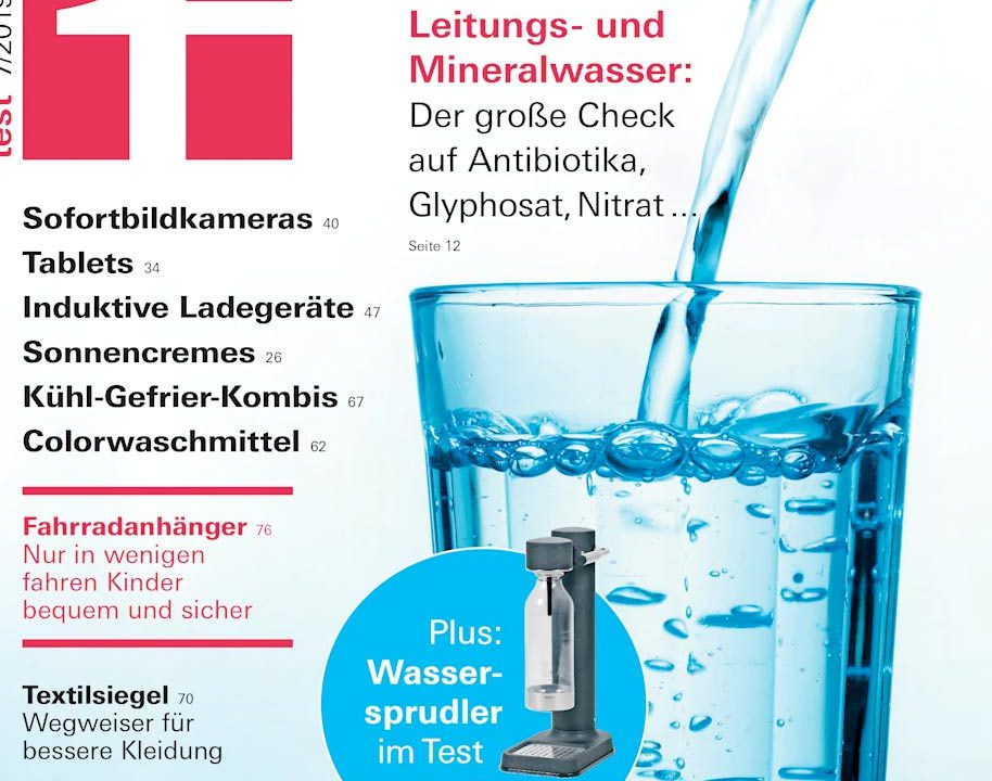 Stiftung Warentest bestätigt die hohe Qualität unseres Wassers