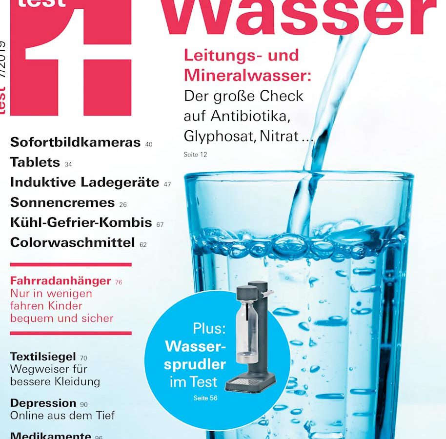 Stiftung Warentest bestätigt die hohe Qualität unseres Wassers