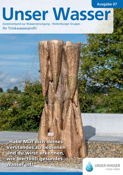 Informationsheft Unser Wasser Ausgabe 2019