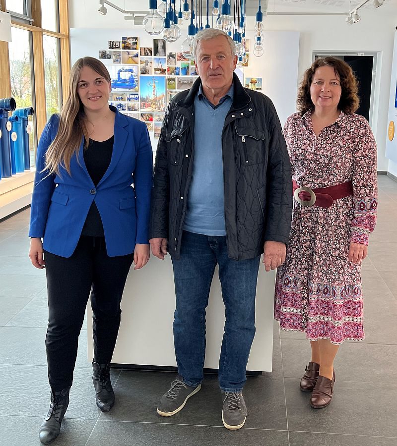 Besuch Ruth Müller und Ronja Endres